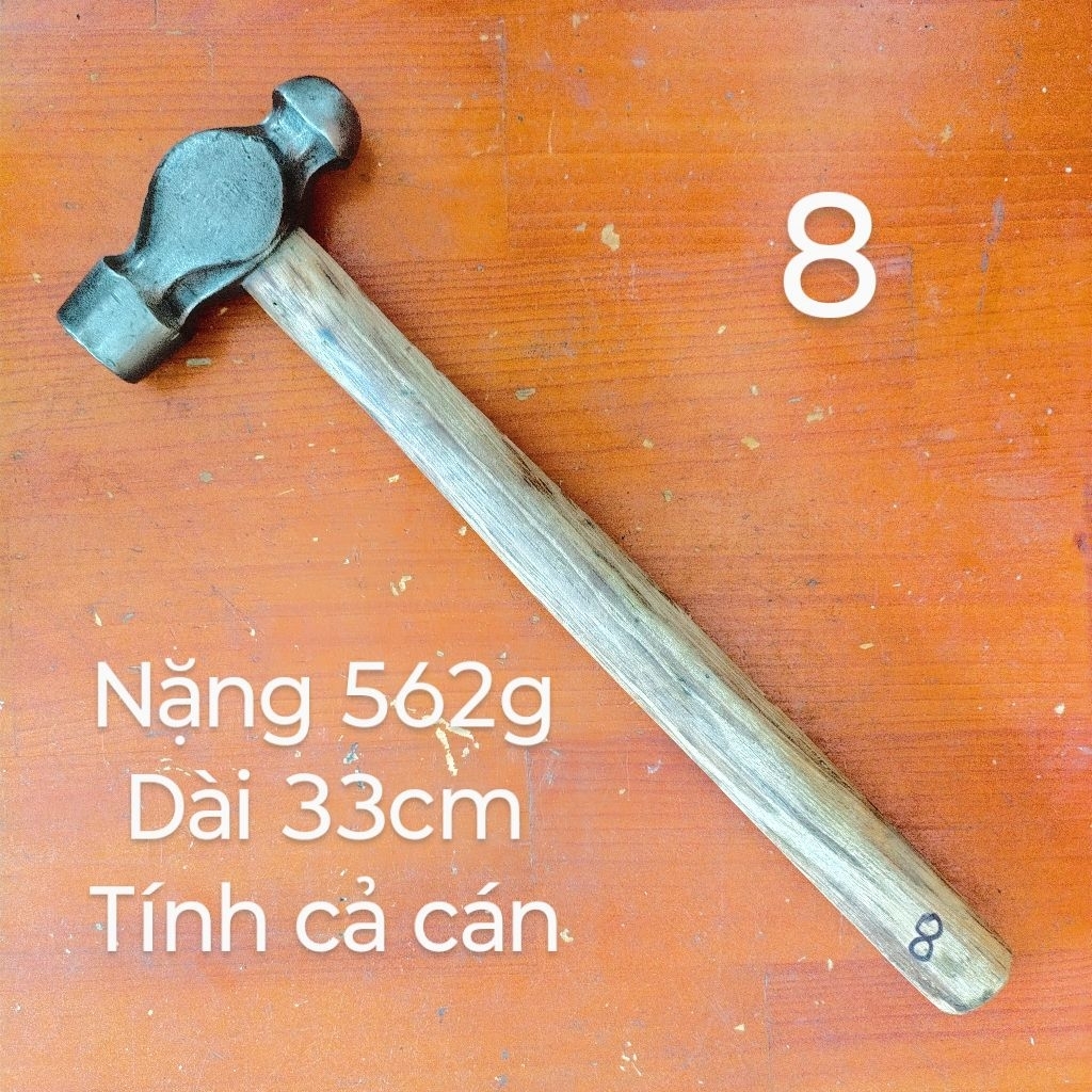 Búa đóng đinh (loại đầu bi), hàng bãi Nhật.