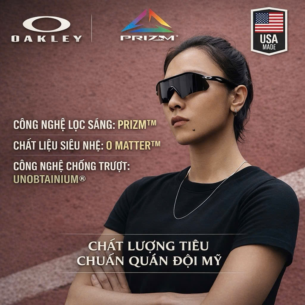 Kính Thể Thao Oakley Chính Hãng Radar Plate 9495D – Tròng Đổi Màu Trong Suốt Sang Đen, UV400, Photoc