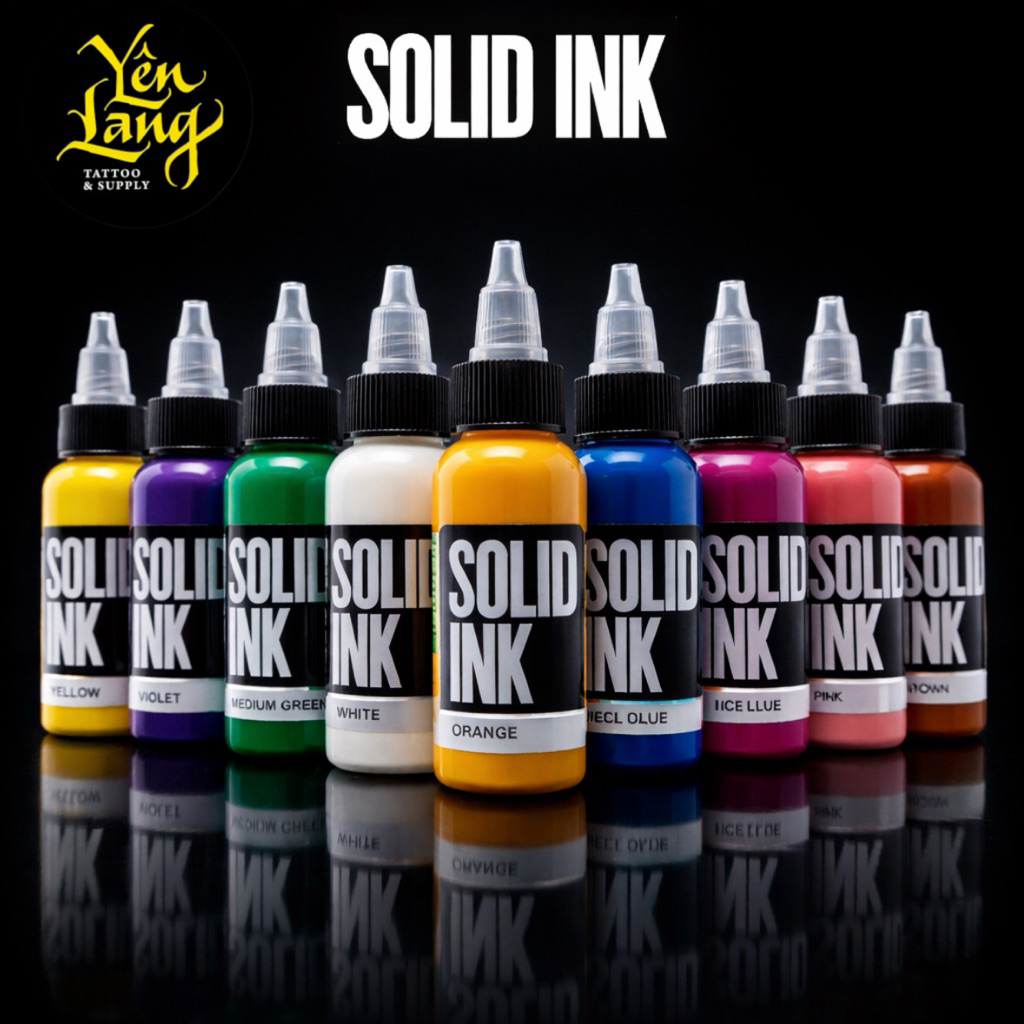 Mực xăm màu SOLID chính hãng (1oz) - Made in USA (HSD: 2028)