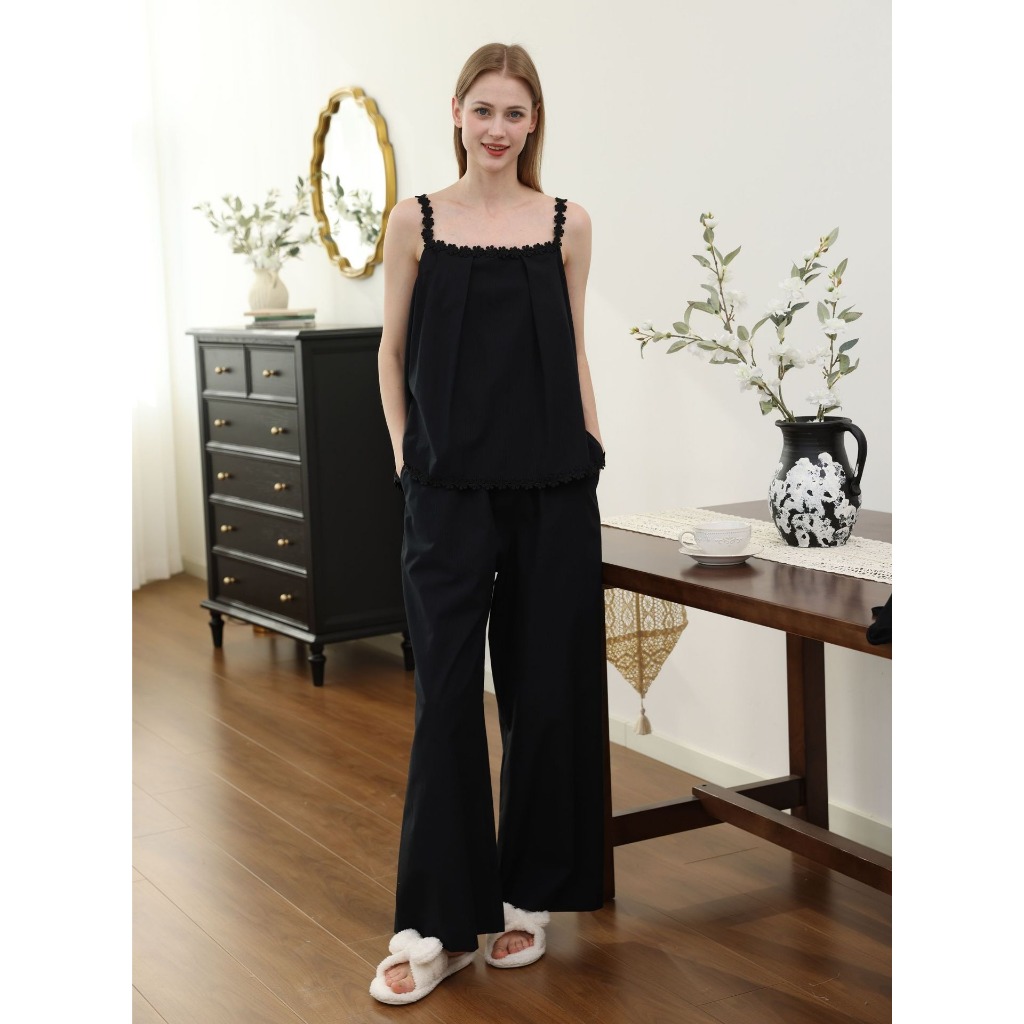 After Bath - Bộ Cotton Mặc Nhà Juliette Lace Set - CA021