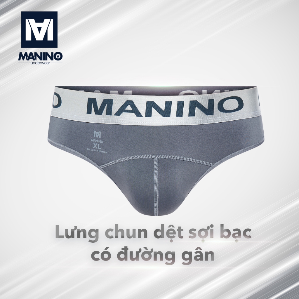 Sịp Nam Lưng Dệt Sợi Bạc, Đường Gân Mạnh Mẽ, Thun Mát Lạnh