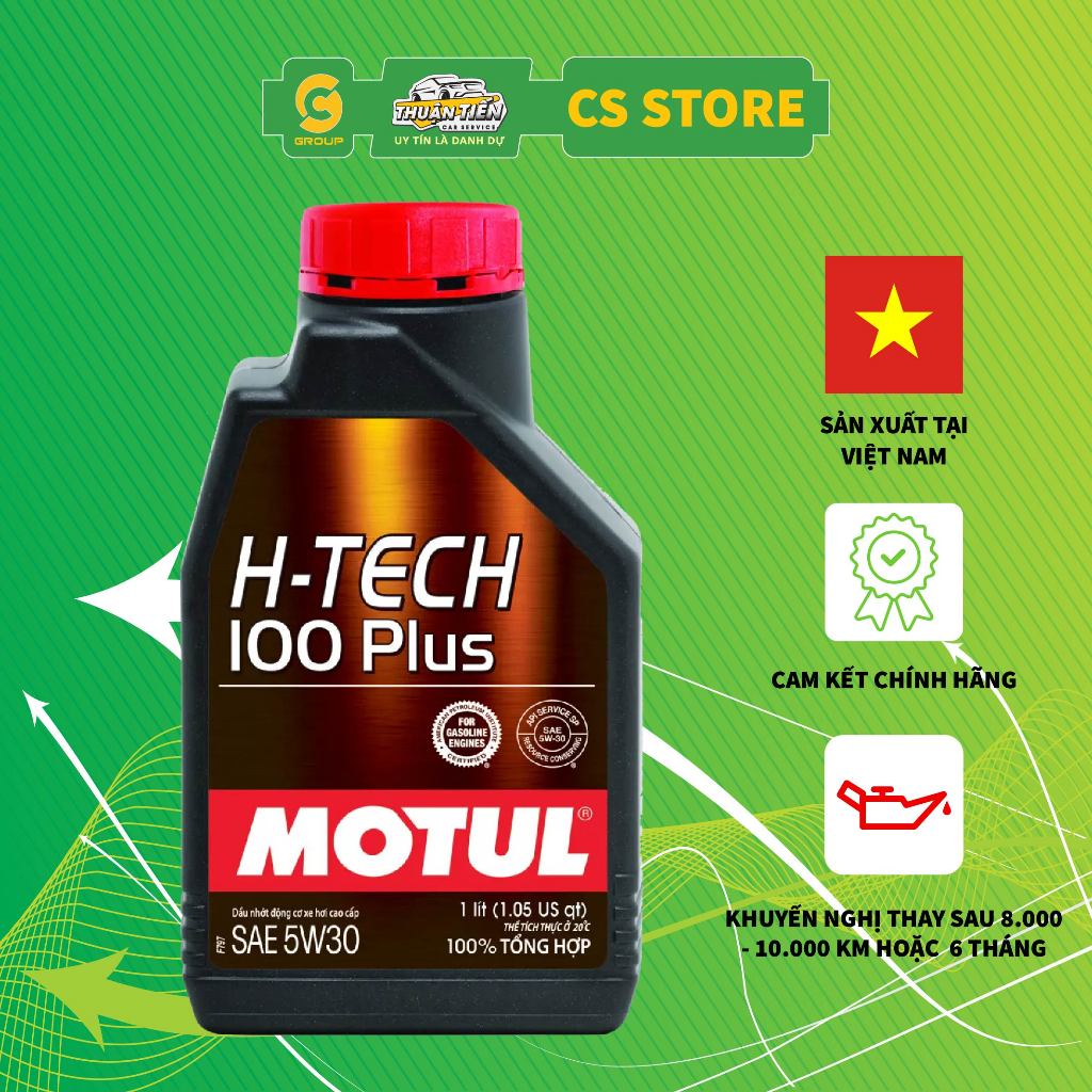 Nhớt động cơ ôtô MOTUL H-TECH 100 PLUS 5W30 1 lít