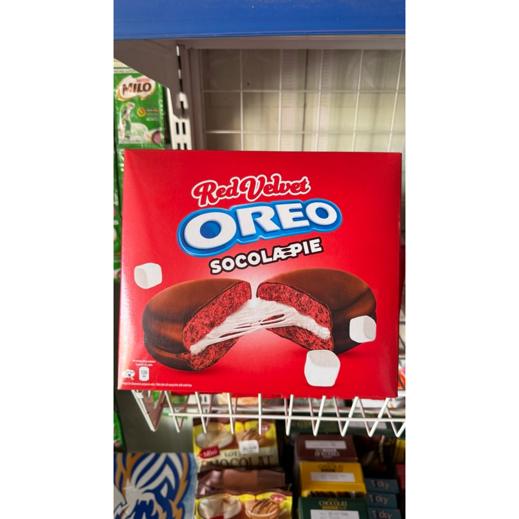 bánh socola oreo pie bản nhung đỏ