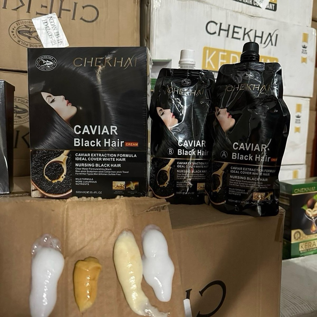 nhuộm đen thảo dược CKEKHAI CAVIAR Black (chính hãng )