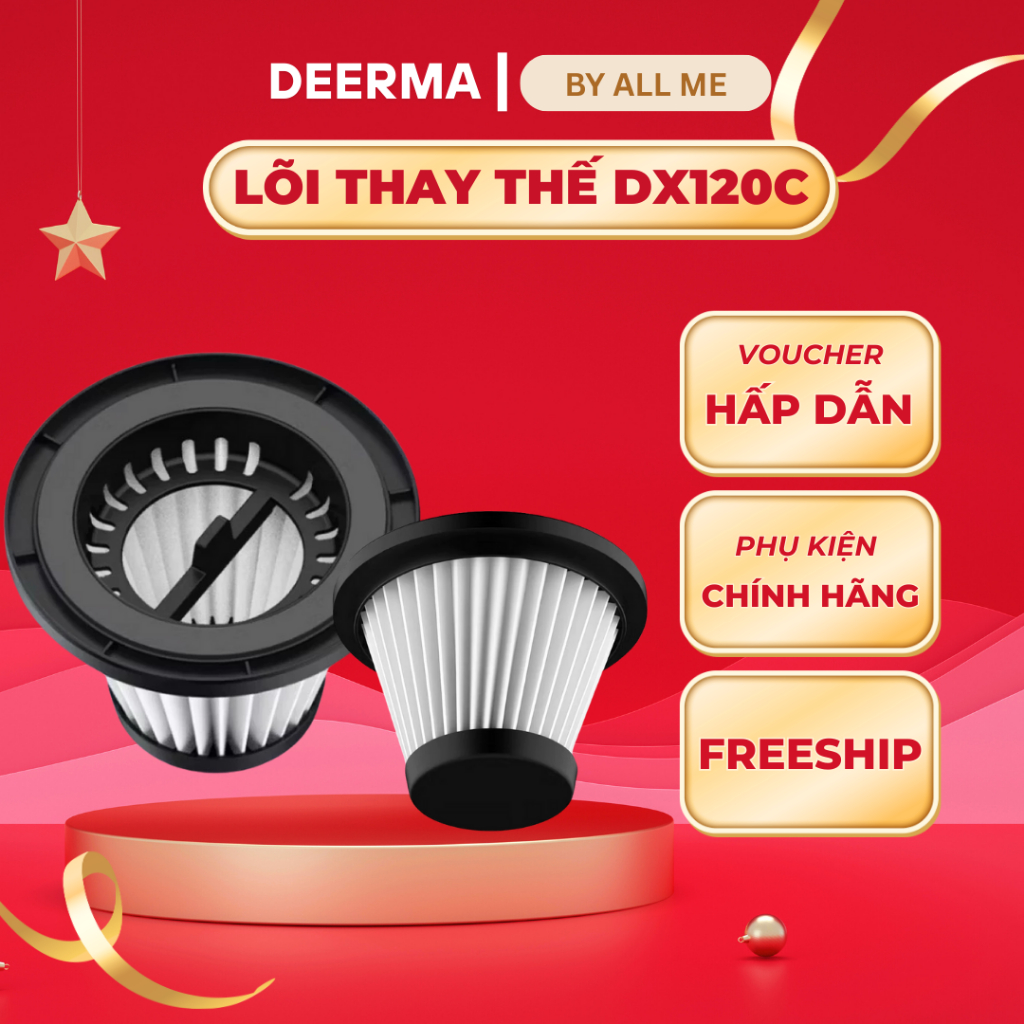 Bộ Lọc Cho Máy Hút Bụi Deerma DX120C Hàng Chính Hãng