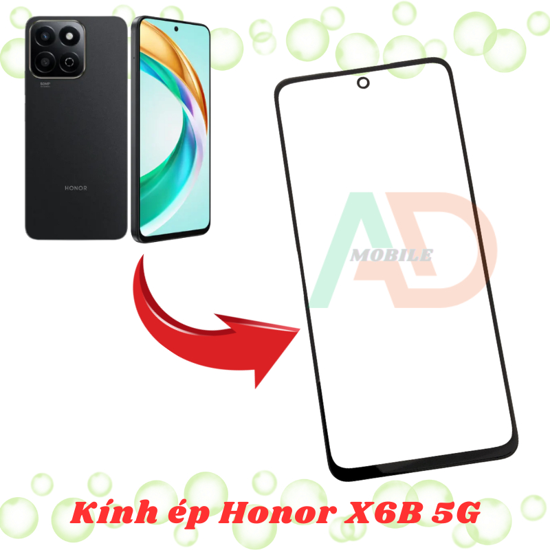 AD mặt kính Honor X6B 5G, kính dùng ép cho Honor X6B 5G