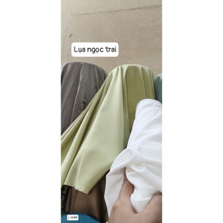 BỘ LỤA XANH PATEL PHỐI BÈO