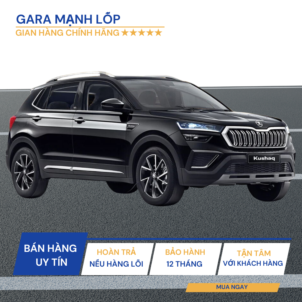 Bậc lên xuống cho xe SKODA KUSHAQ AMBITION mẫu mới nhất