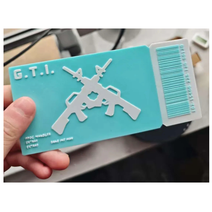 Thẻ game Hóa trang cosplay prop Delta Force Logistics Spool Trang Trí