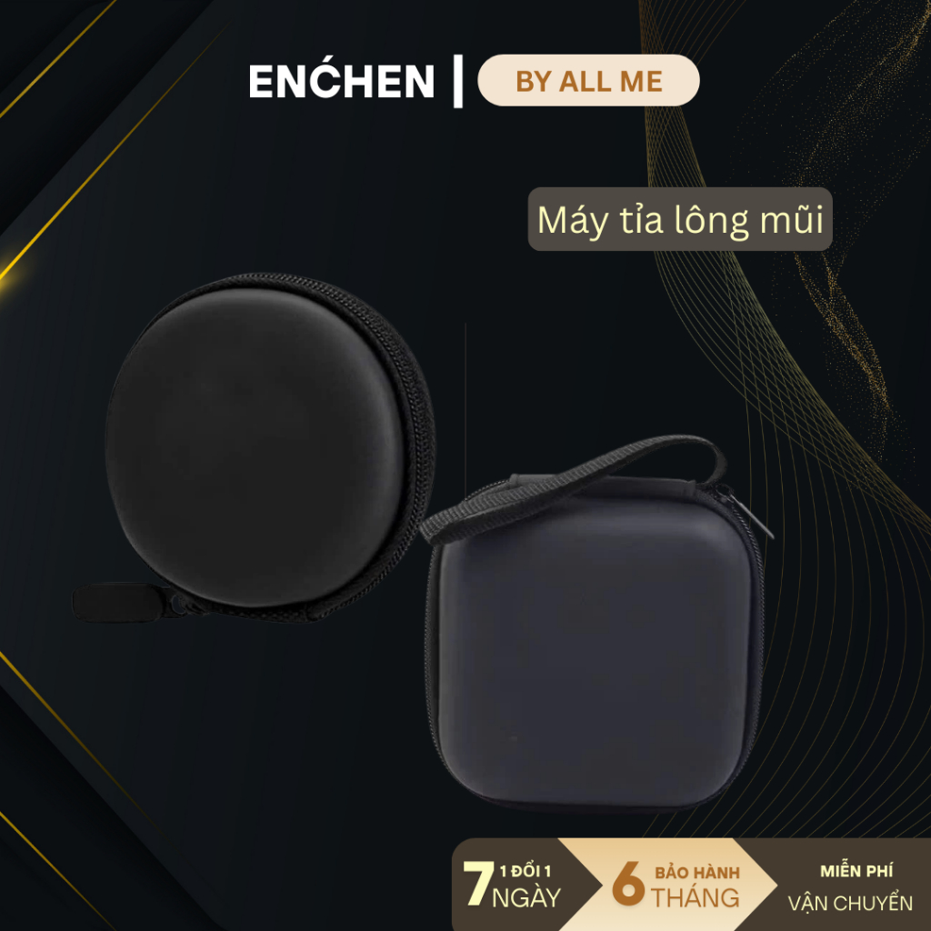 Dụng cụ đựng máy cạo râu Enchen Mini6/ Mini 6S/ Mini X - chất liệu xải - 8x 8x3cm