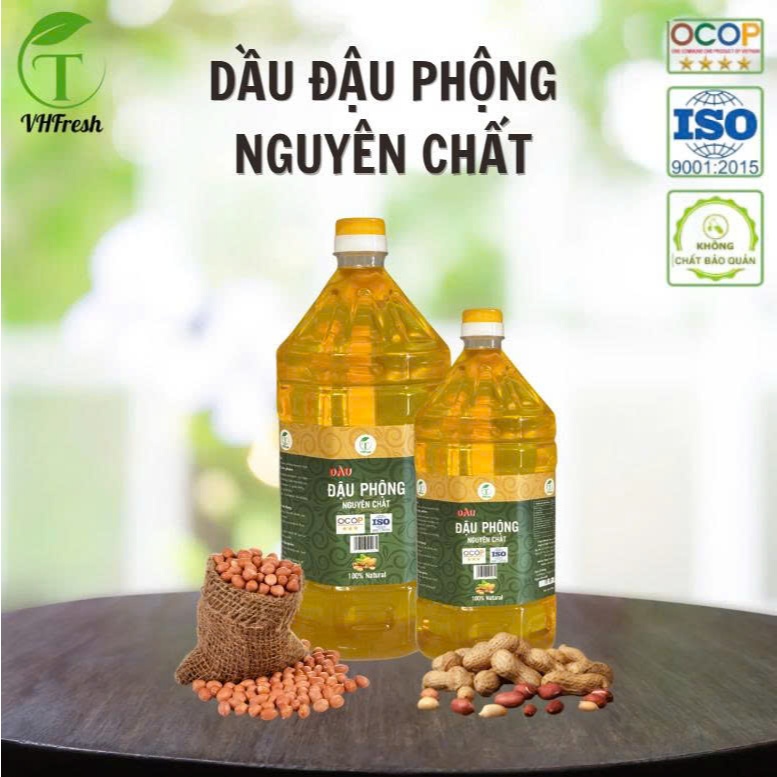 DẦU ĐẬU PHỘNG NGUYÊN CHẤT VHFRESH