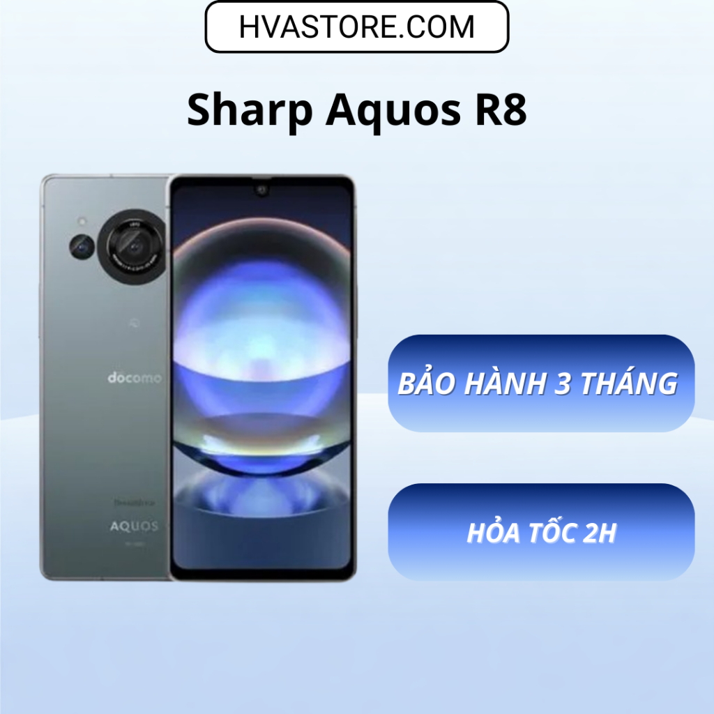 Điện thoại Sharp AQUOS R8 – Màn Pro IGZO 240Hz, Snapdragon 8 Gen 2