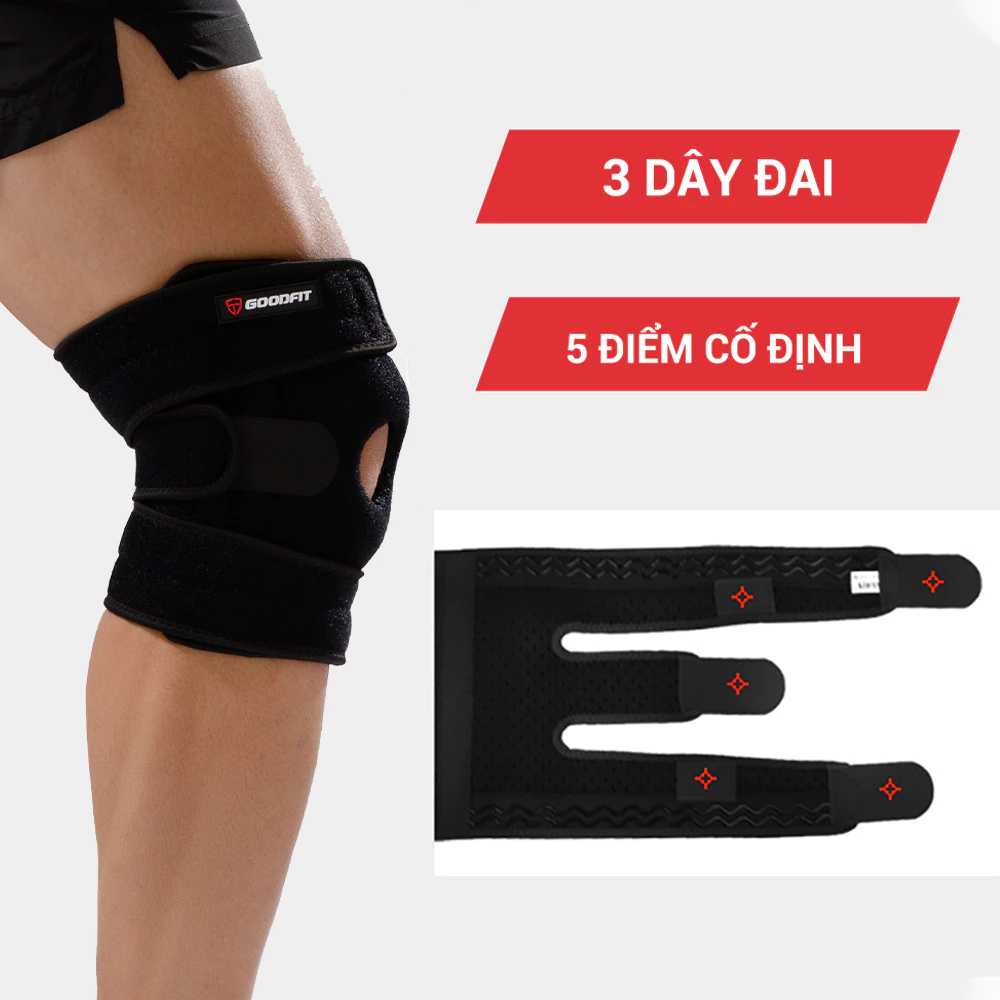 Băng Bảo Vệ Đầu Gối GoodFit GF515K: Giải Pháp Hoàn Hảo Bảo Vệ Khớp Gối Vững Chắc