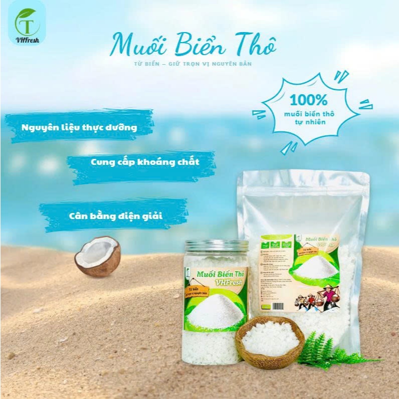 MUỐI BIỂN THÔ  –  VHFresh