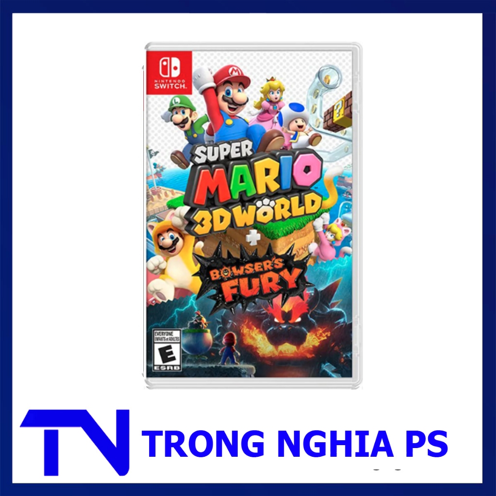 Đĩa game Nintendo Switch - Super Mario 3D World Bowser's Fury