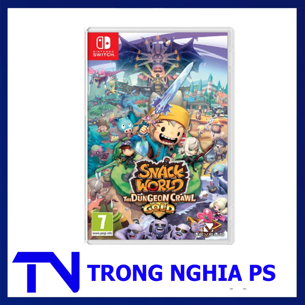 Đĩa game Nintendo Switch - Snack World The Dungeon Crawl Gold