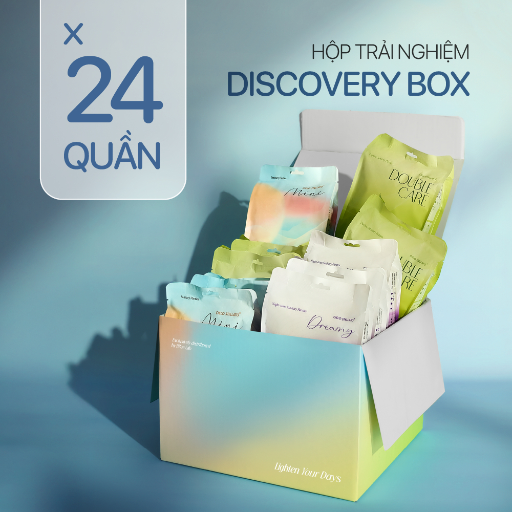 [DISCOVERY BOX] Mix 3 loại băng quần Cielo Stellato MINI, DOUBLE CARE và DREAMY, chăm sóc trọn kỳ dâ