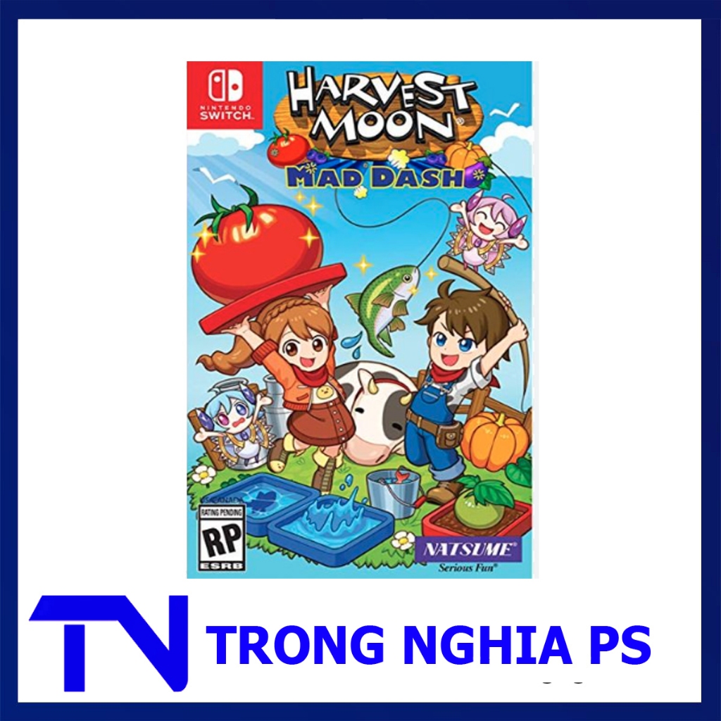 Đĩa game Nintendo Switch - Harvest Moon Mad Dash