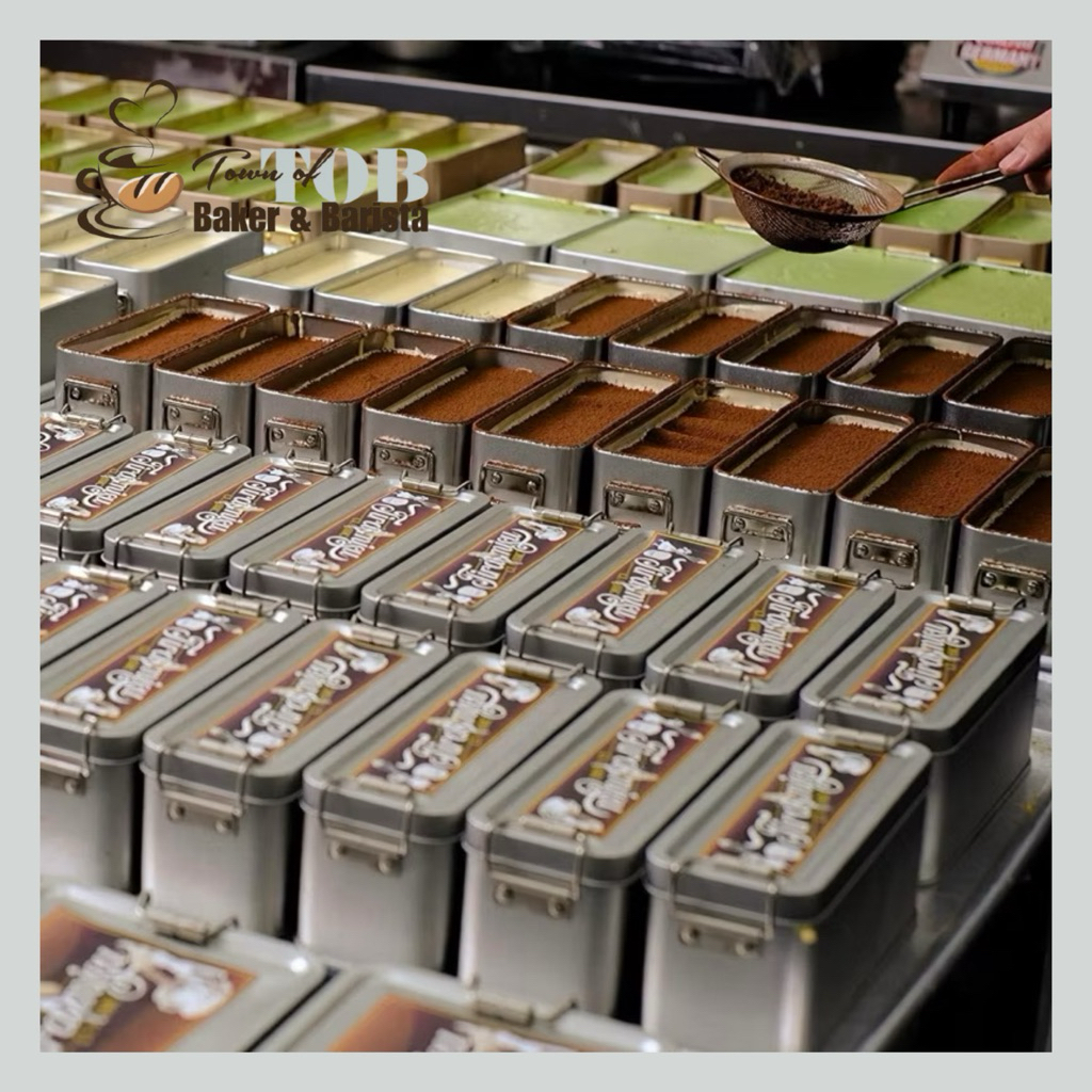 HỘP THIẾC ĐỰNG BÁNH KẸO, TRÀ, COOKIE - The Cake Box