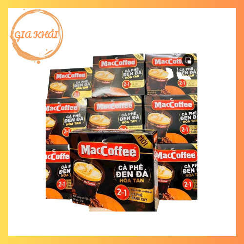 MACCOFFEE CÀ PHÊ PHỐ ĐEN ĐÁ HOÀ TAN CÓ THÊM RANG XAY -CAFE PHỐ ĐEN ĐÁ