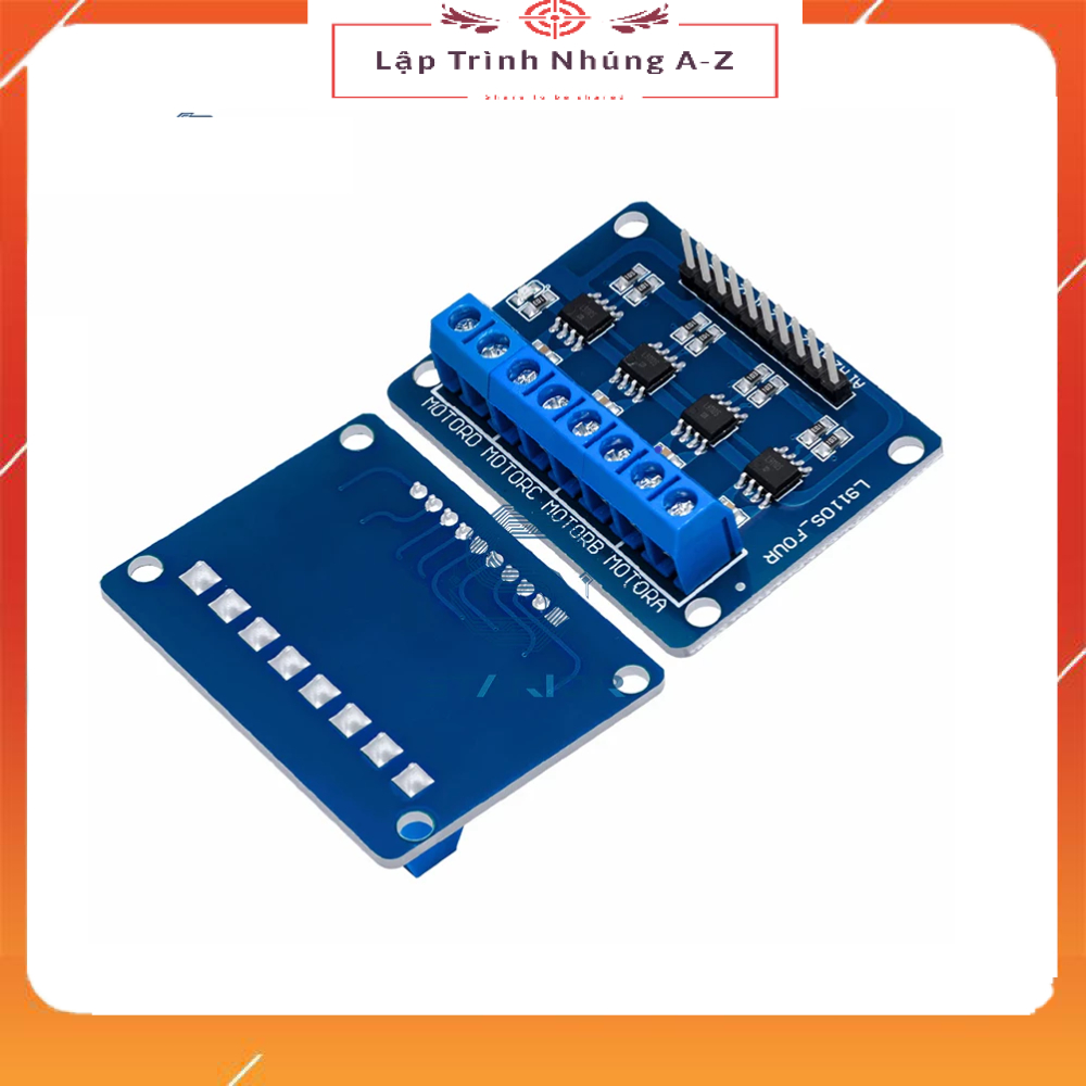 [Lập Trình Nhúng A-Z][G117] Mạch Điều Khiển Động Cơ 4 Kênh L9110S