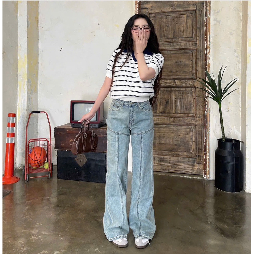 Quần jean Anine Bing xịn dài 105cm