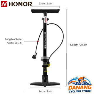 Bơm Sàn Xe Đạp HONOR GP-6532SE – Bơm Hơi Áp Suất Cao