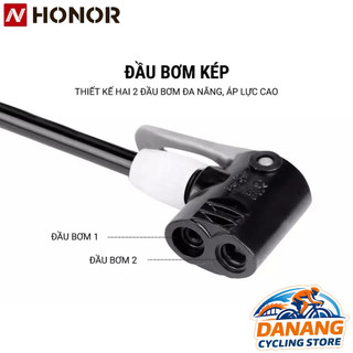 Bơm Sàn Xe Đạp HONOR GP-6532SE – Bơm Hơi Áp Suất Cao