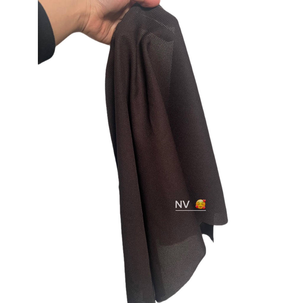 Vải lưới ê căng loa. Màu Nâu Tối. Che bụi loa.