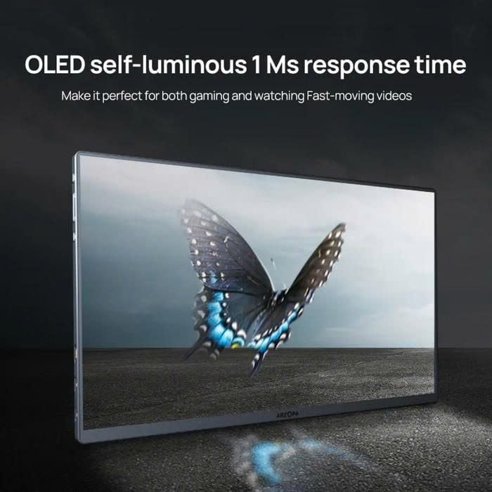 [CHÍNH HÃNG] Màn hình di động ARZOPA A3C Pro OLED 13.3" 60Hz FHD 400nits 100% sRGB 1ms HDMI & Type-C | BigBuy360 - bigbuy360.vn