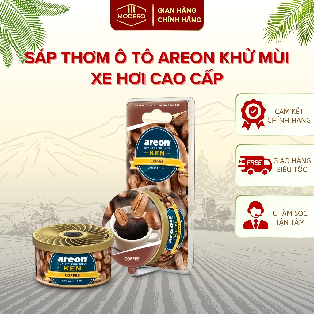 Sáp Thơm Ô Tô AREON Khử Mùi Xe Hơi Cao Cấp - Areon KEN Hàng Chính Hãng