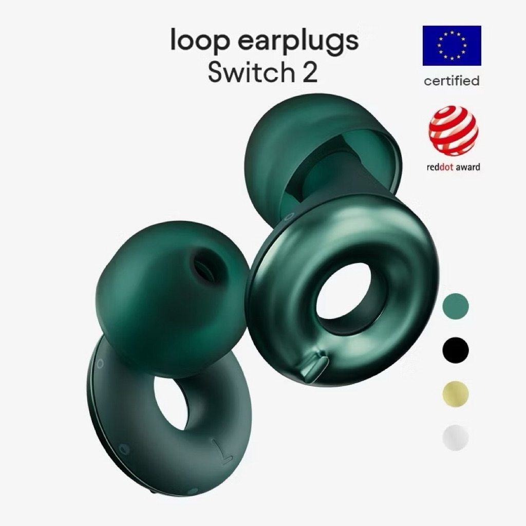 Loop Quiet 2 / Switch 2- Nút tai giảm tiếng ồn (-24dB) để ngủ, tập trung, học tập, nhạy tiếng ồn - B