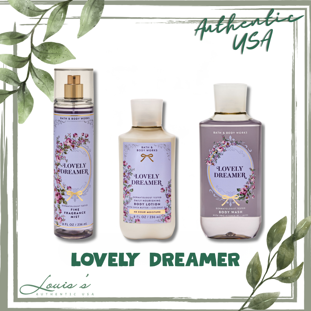 [ Full size ] LOVELY DREAMER - Body mist | Tắm Lotion Dưỡng thể | Xịt thơm cơ thể Bath & Body Works