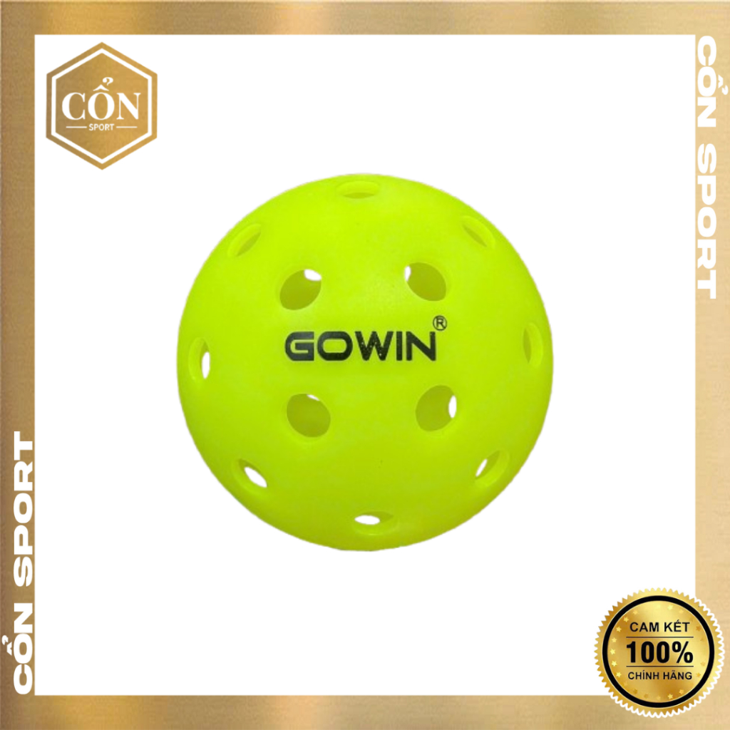 Bóng Pickleball Gowin Nhựa Nguyên Sinh cải tiến chất lượng đường bay ổn định chính hãng cho pick thủ