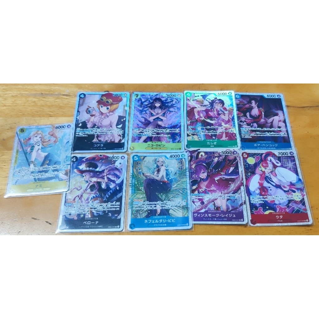 Thẻ One Piece Card Game - Chính hãng BANDAI - SR EB03 (Nami, Robin, Boa Hancock, Uta, Vivi, Perona, 