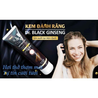 Kem Đánh Răng Hắc Sâm Hàn Quốc Chính Hãng Tuýp 150g