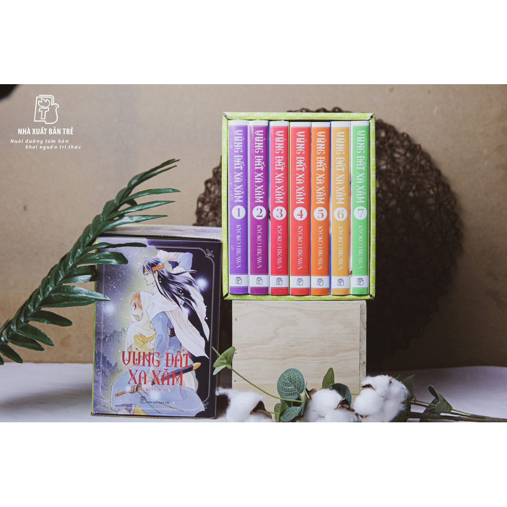 Bọc truyện Vùng đất xa xăm trọn bộ 1-7 seal kèm box
