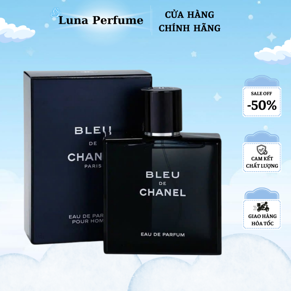 [ Chính Hãng ] Nước Hoa Nam Bleu De EDP 100ml Hương Nam Tính Lịch Lãm - Full Box