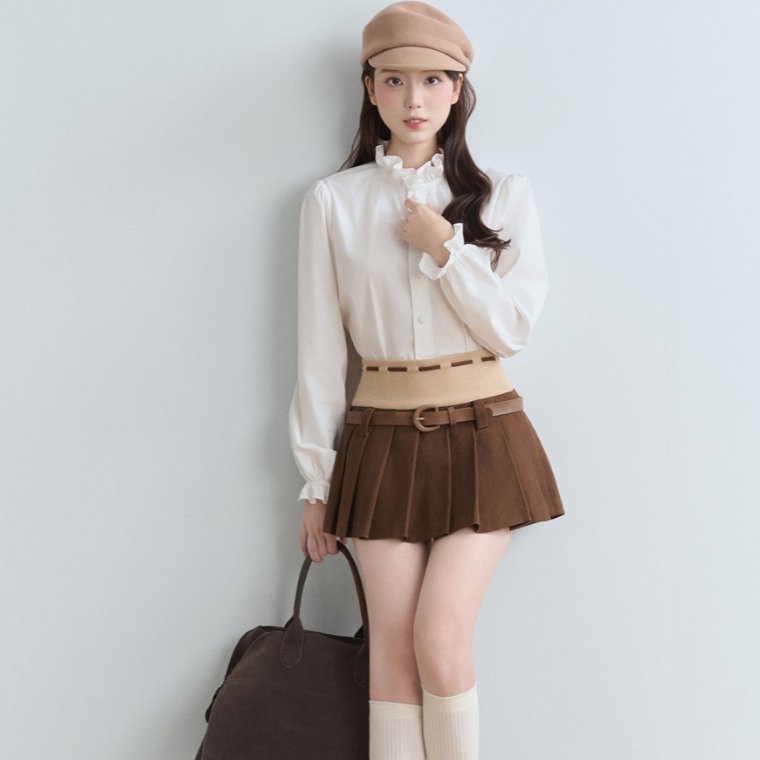 DAZZI | Mocha Choco Skirt