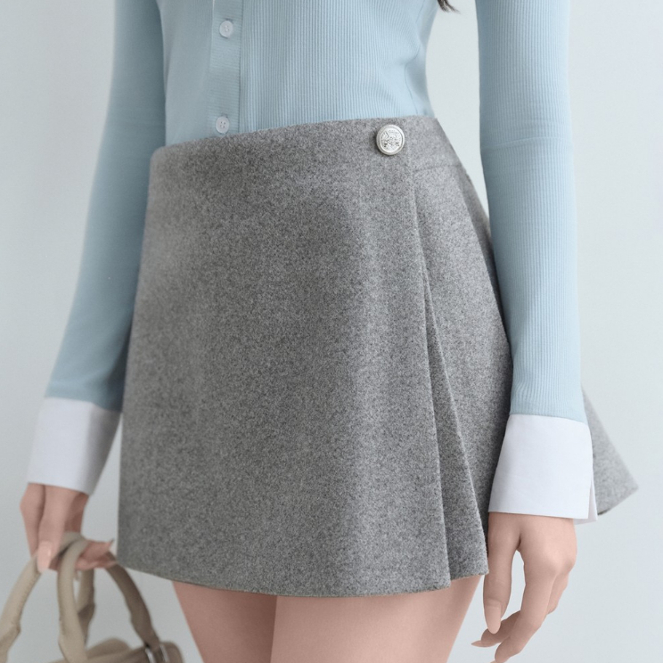 DAZZI | VIVIZ TOP (BLUE) chân váy phong cách tiểu thư