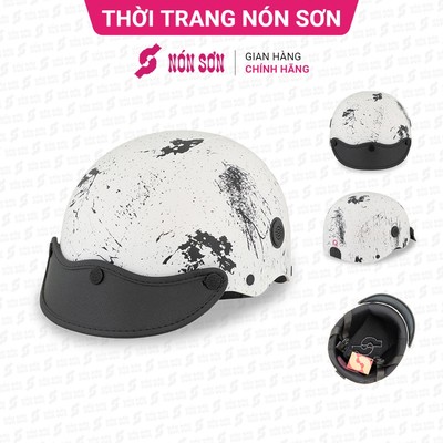 ƯU ĐÃI - Mũ bảo hiểm lỗ thông gió phiên bản mới NÓN SƠN chính hãng SMP-TR066