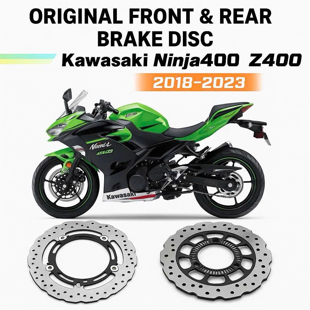 đĩa phanh ninja400 - z400 trước và sau kawasaki ninja400-z400 2018-2024