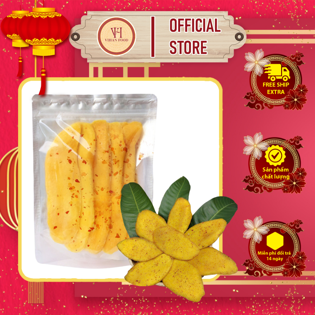 [XOÀI SẤY MUỐI ỚT] Xoài sấy muối ớt VIHAN FOOD
