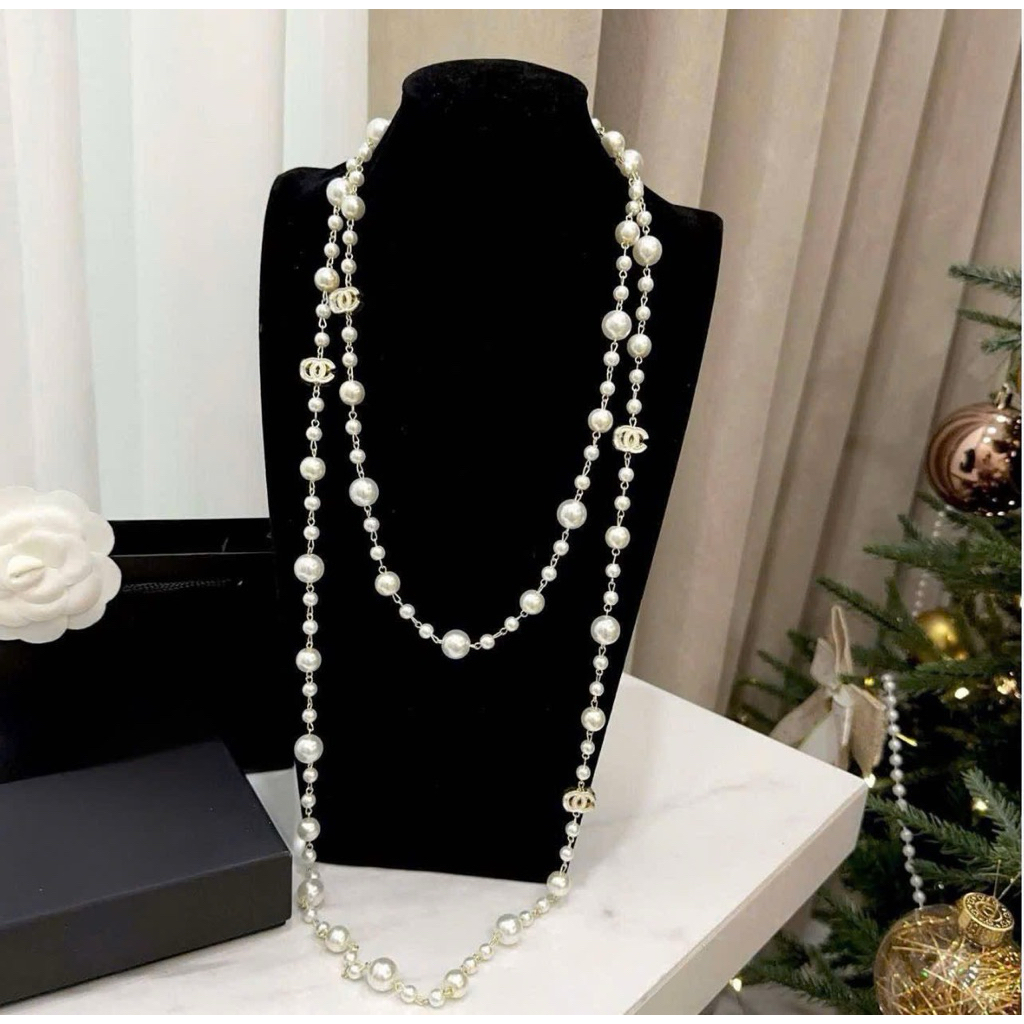 Dây chuyền, vòng cổ dài xu hướng 2026 đi chơi, dự tiệc sang trọng, mặc áo dài,phối nhiều outfit