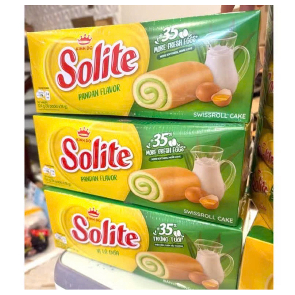 Bánh Bông Lan Solite Cuộn Kinh Đô 324g