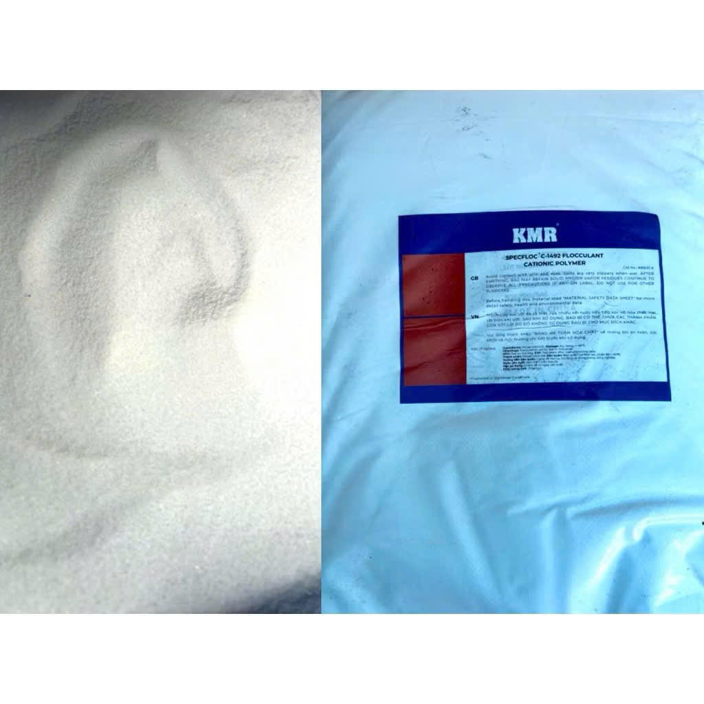 Polymer Cation, Anion Xử Lý Nước Thải, Chất Keo Tụ, Tạo Bông Bùn