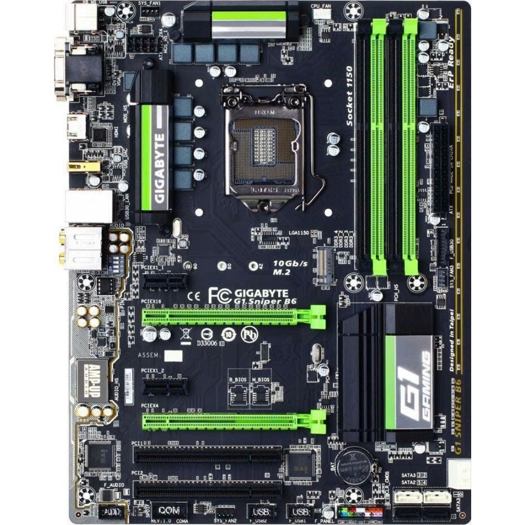 Mainboard Gigabyte G1 Sniper B6 Socket LGA1150 | Hỗ Trợ Intel 4th/5th Gen. Hàng Korea mới 99%. Bảo h