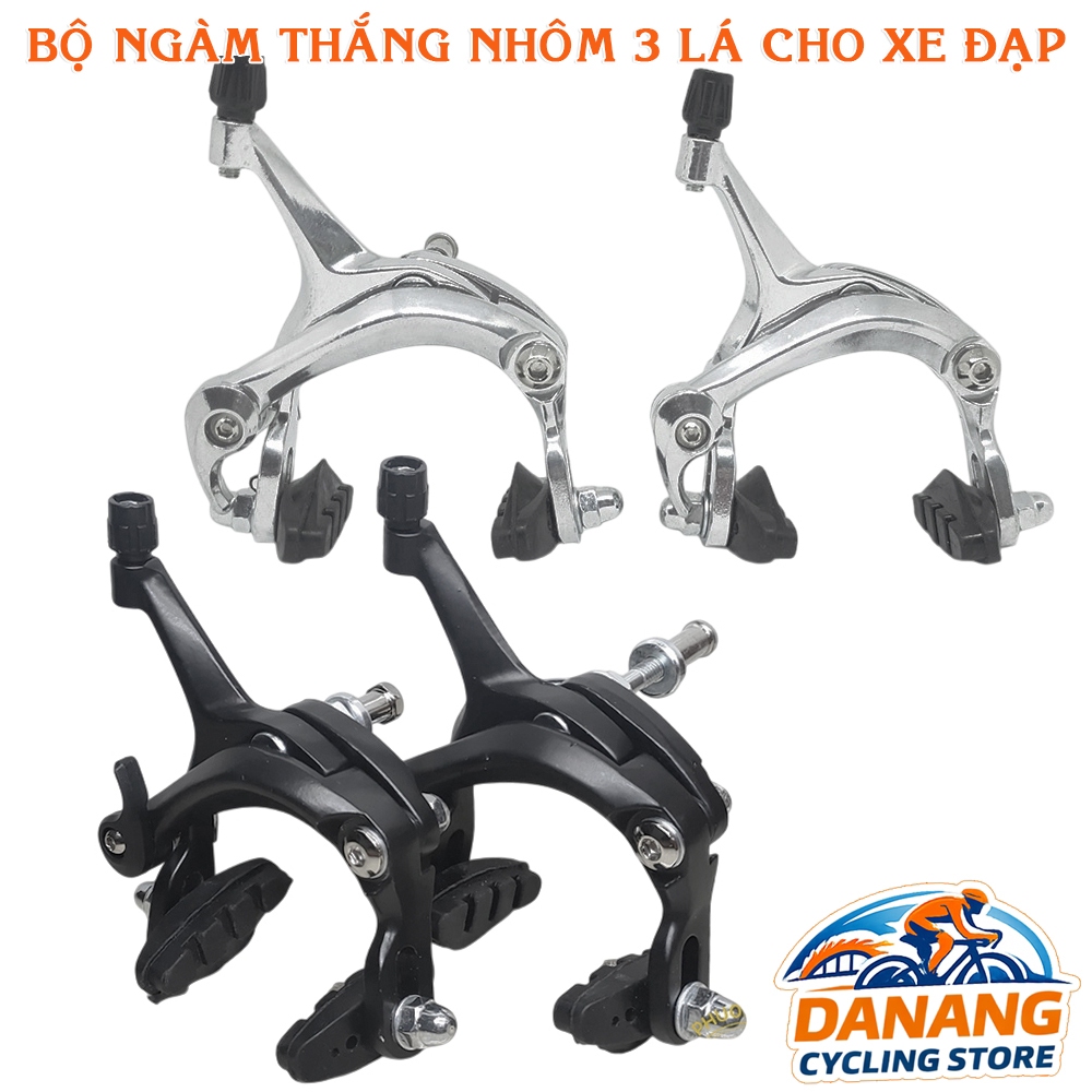 Bộ Càng Phanh (Ngàm Thắng) Nhôm 3 Lá Cho Xe Đạp Road