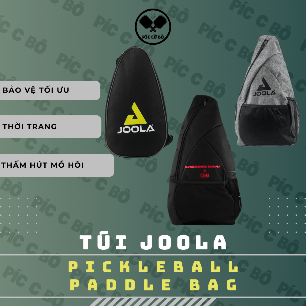 Túi Đựng Vợt Pickleball JOOLA, JOOLA AGASSI/GRAF Vision Duo Pickleball Paddle Bag