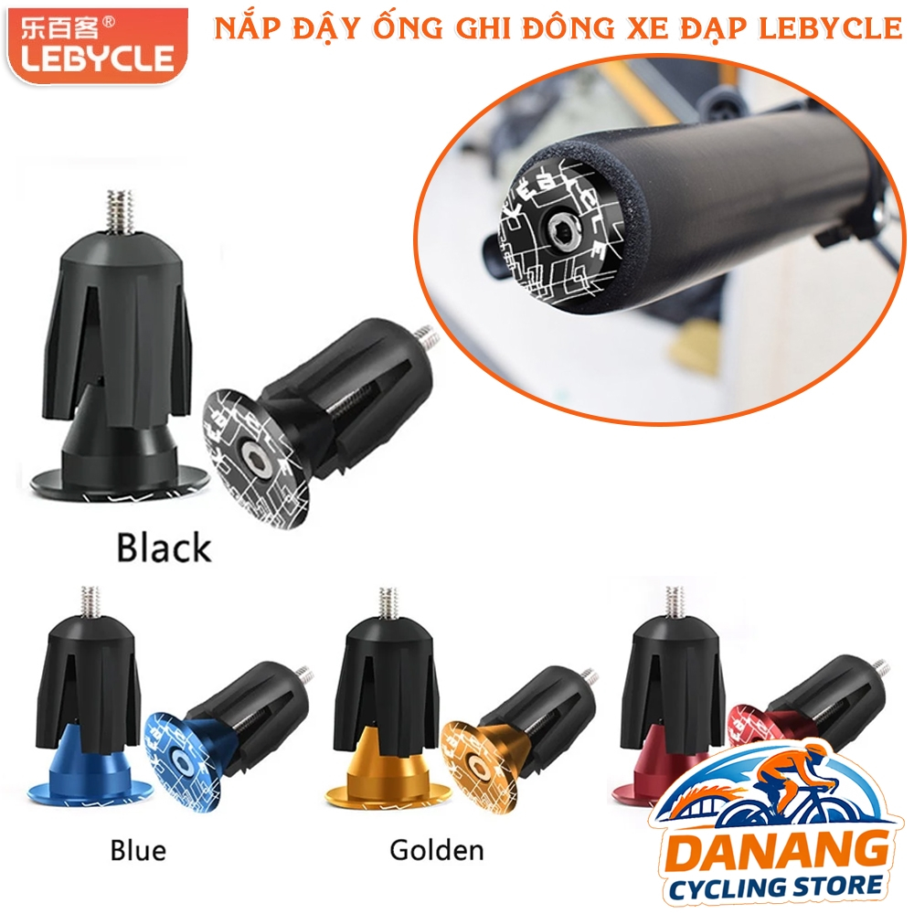 Set 2 Nắp Đậy Ống Ghi Đông Xe Đạp LEBYCLE Bằng Nhôm – Bảo Vệ & Trang Trí